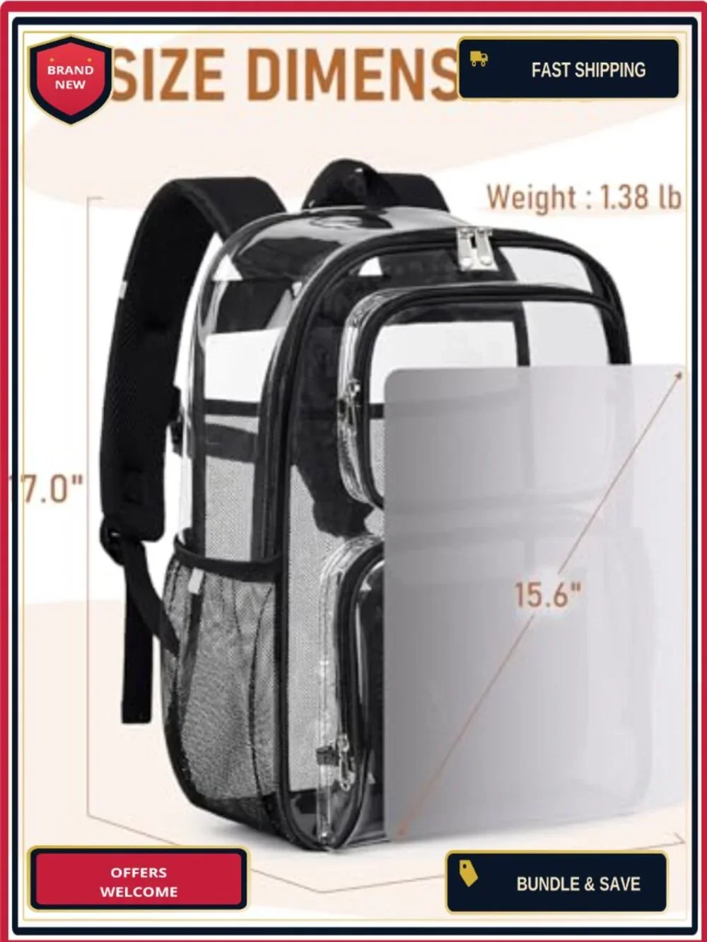 N/A clear heavy